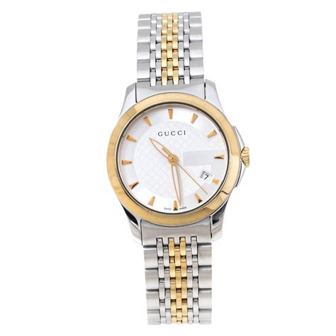 gucci silver watch ladies|stainless steel gucci ladies watches.